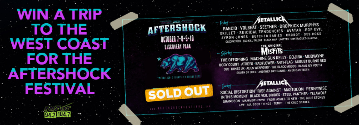 CONTEST: Aftershock Music Festival 2021